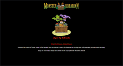 Desktop Screenshot of monsterlibrarian.com